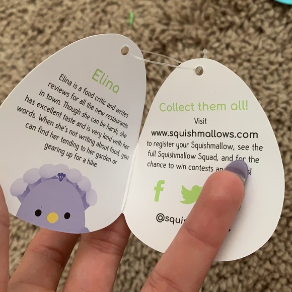 Squishmallows Elina the Peacock clip - Picture 5 of 5
